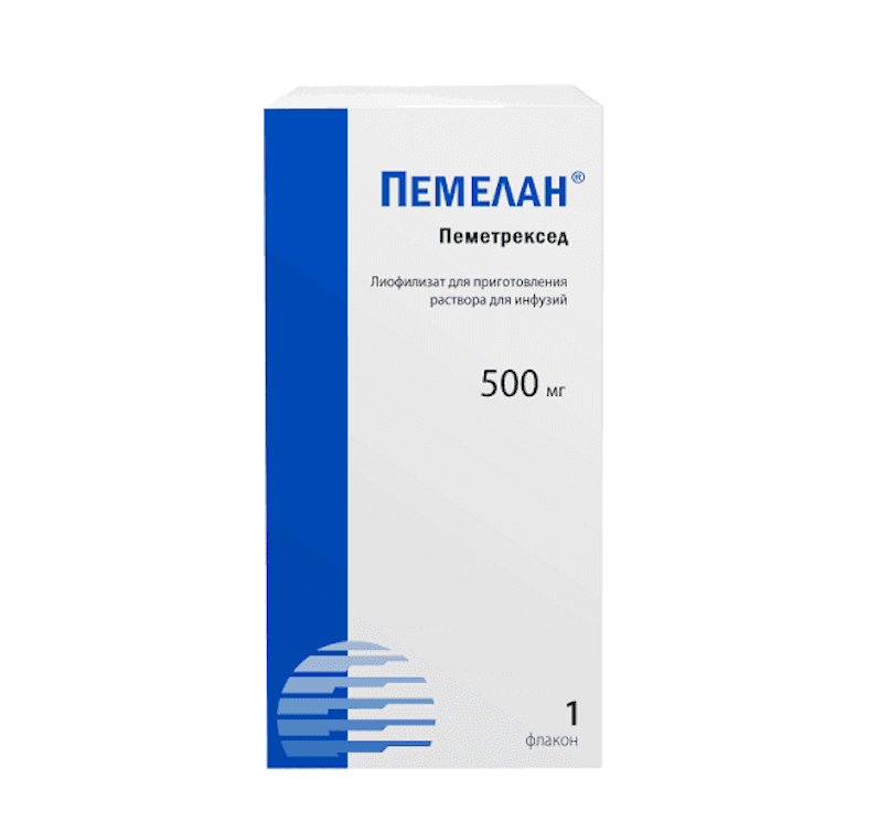 Пемелан лиоф д/р-ра д/инф 500мг №1